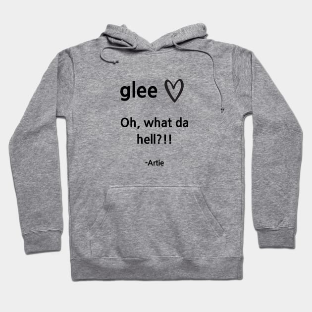 Glee/Artie/What da hell? Hoodie by Said with wit